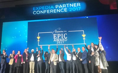 Winner of Expedia EPIC 2017 Award for Technology